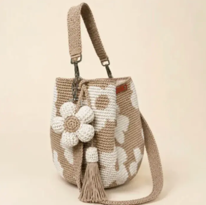 Bolsa Floral em Crochê — foto 5