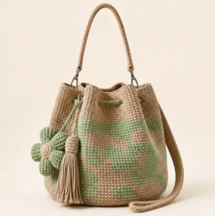 Bolsa Floral em Crochê — foto 6
